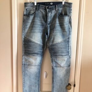 Distressed Skinny Straight Jeans Men’s size 34x30
